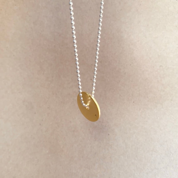 Collar Moneda dorado ⎸  Gold plated  Lucky Coin Necklace