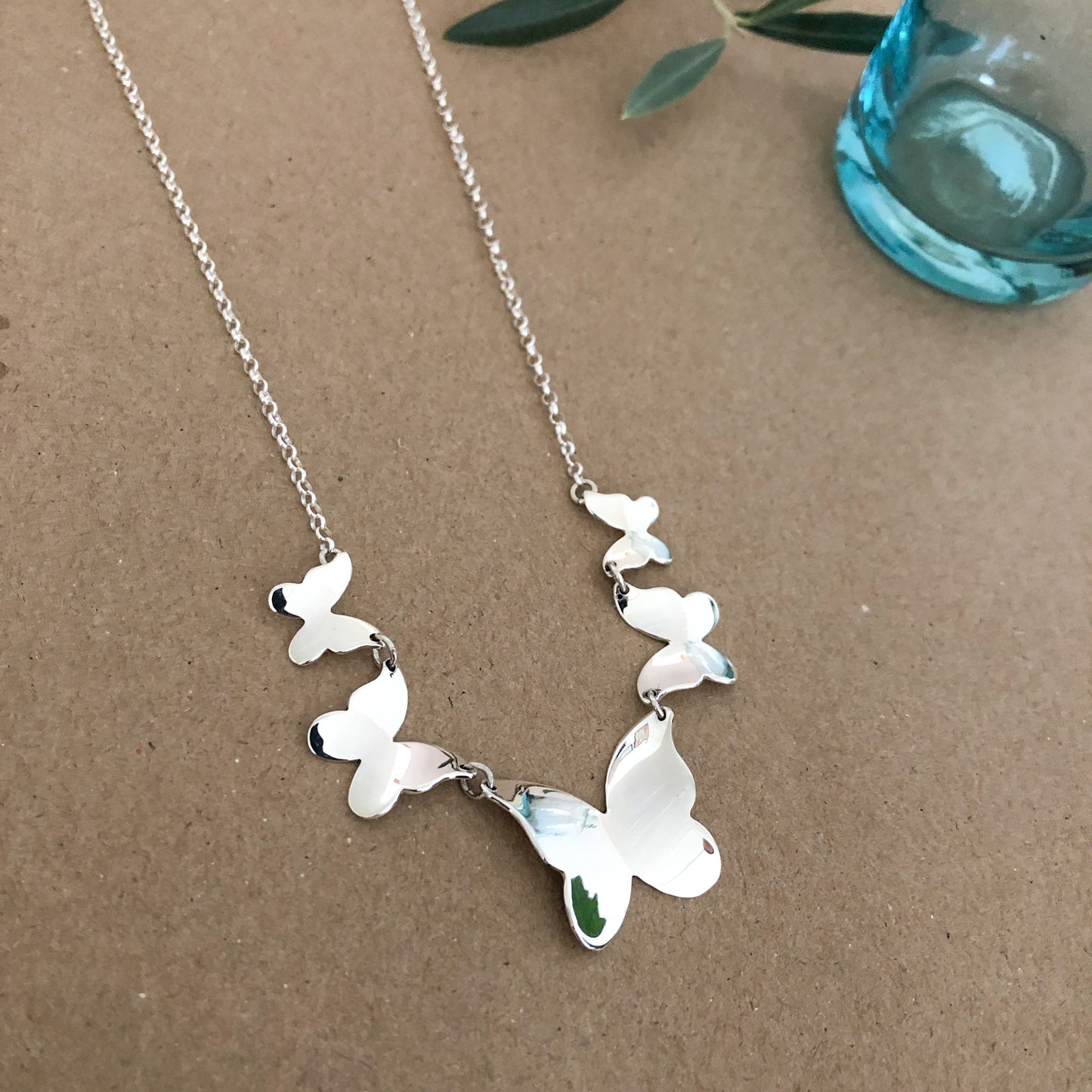 Collar De Plata | Mariposas