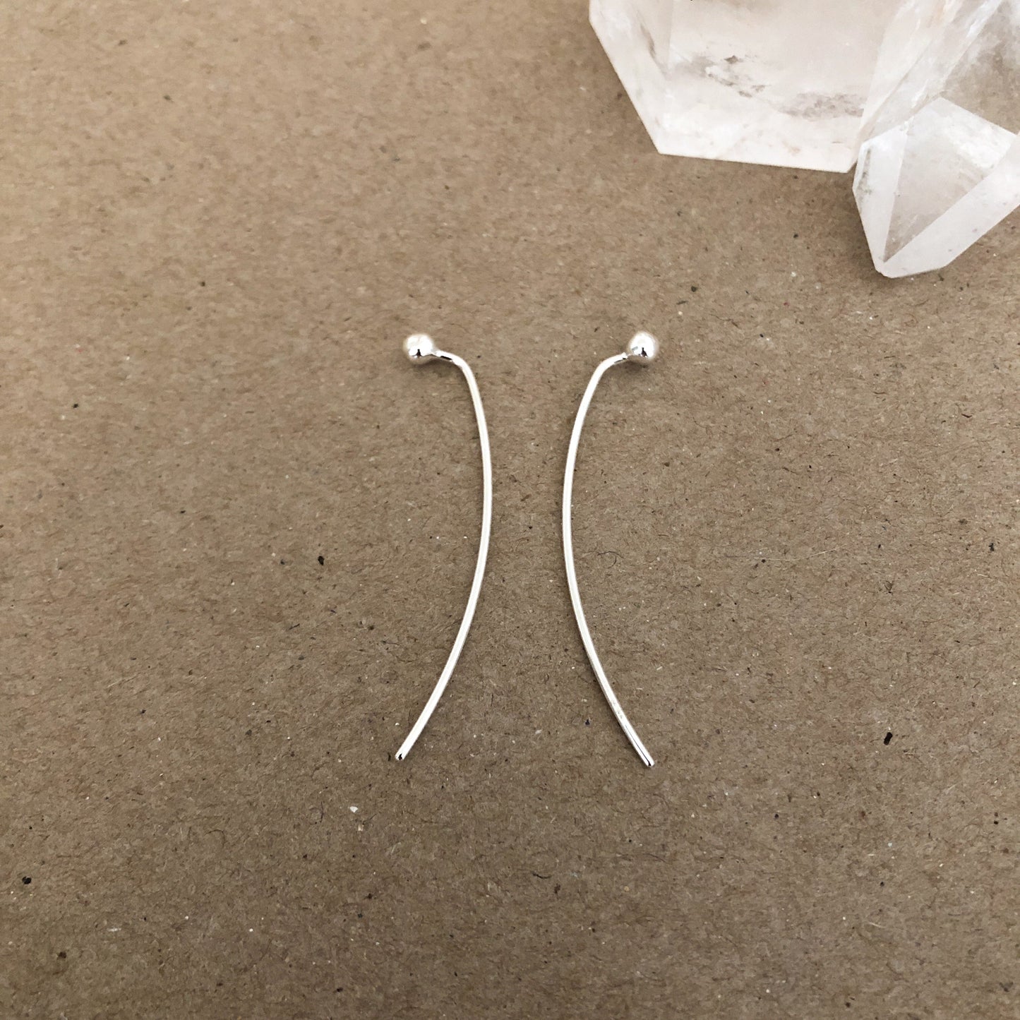 Aretes De Plata | Alfiler | De Alambre De Plata