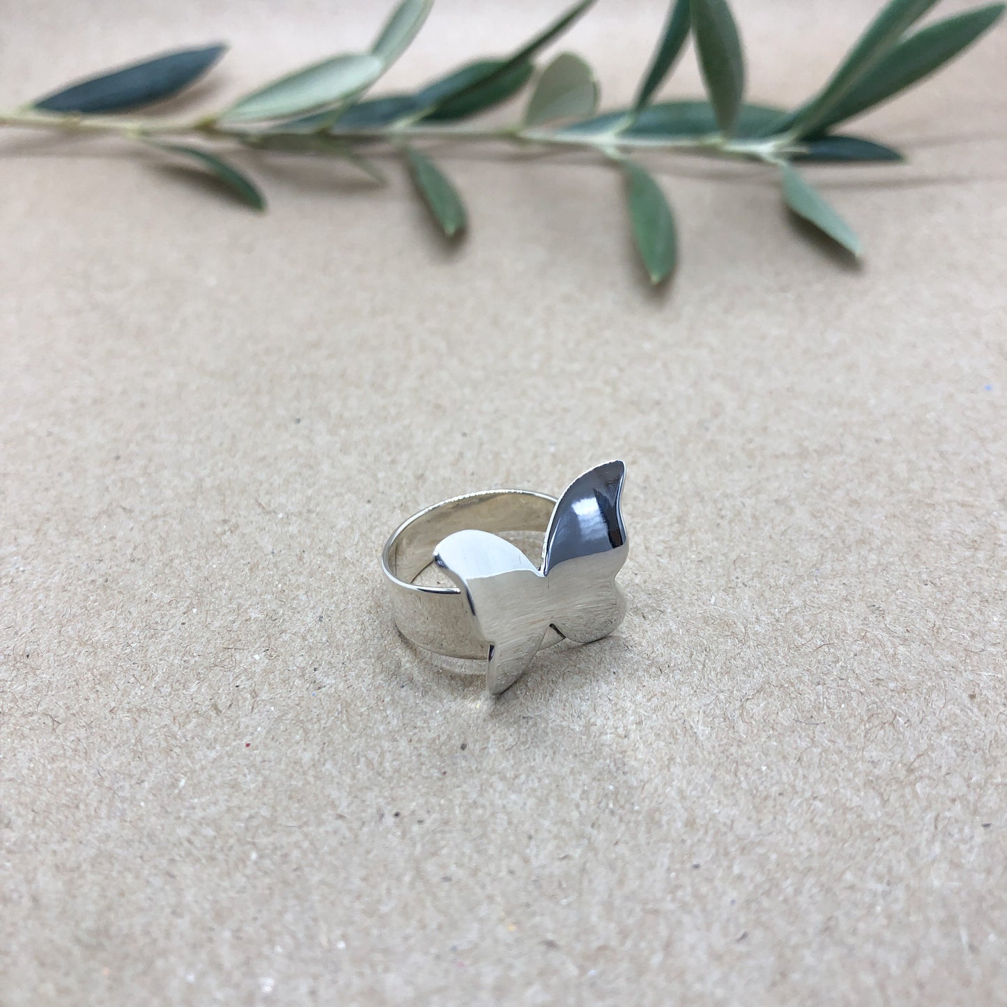 Anillo De Plata | Mariposa