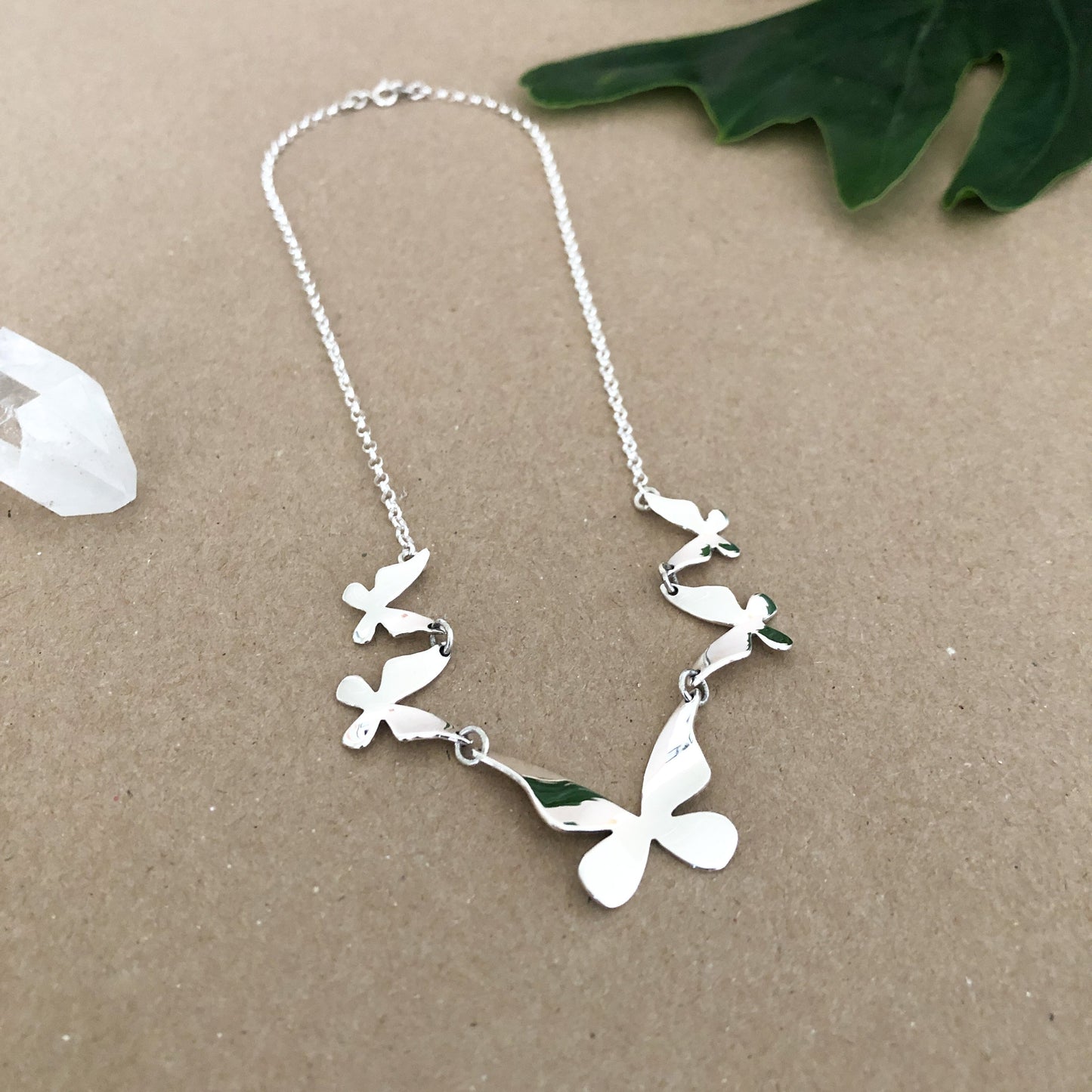 Collar De Plata | Mariposas Carolina