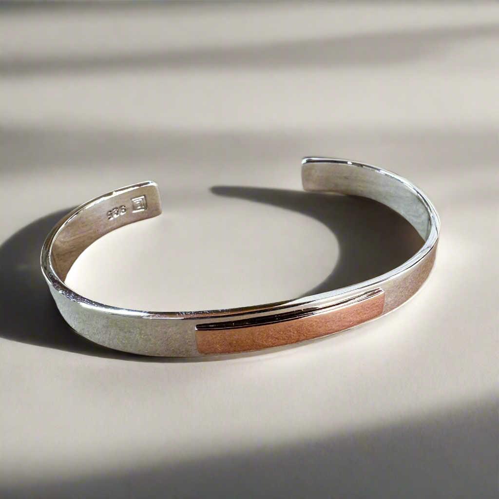 Brazalete En Plata ⎮ Brazalete Copper Tag