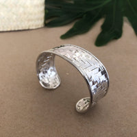 Brazalete De Plata | Tejido